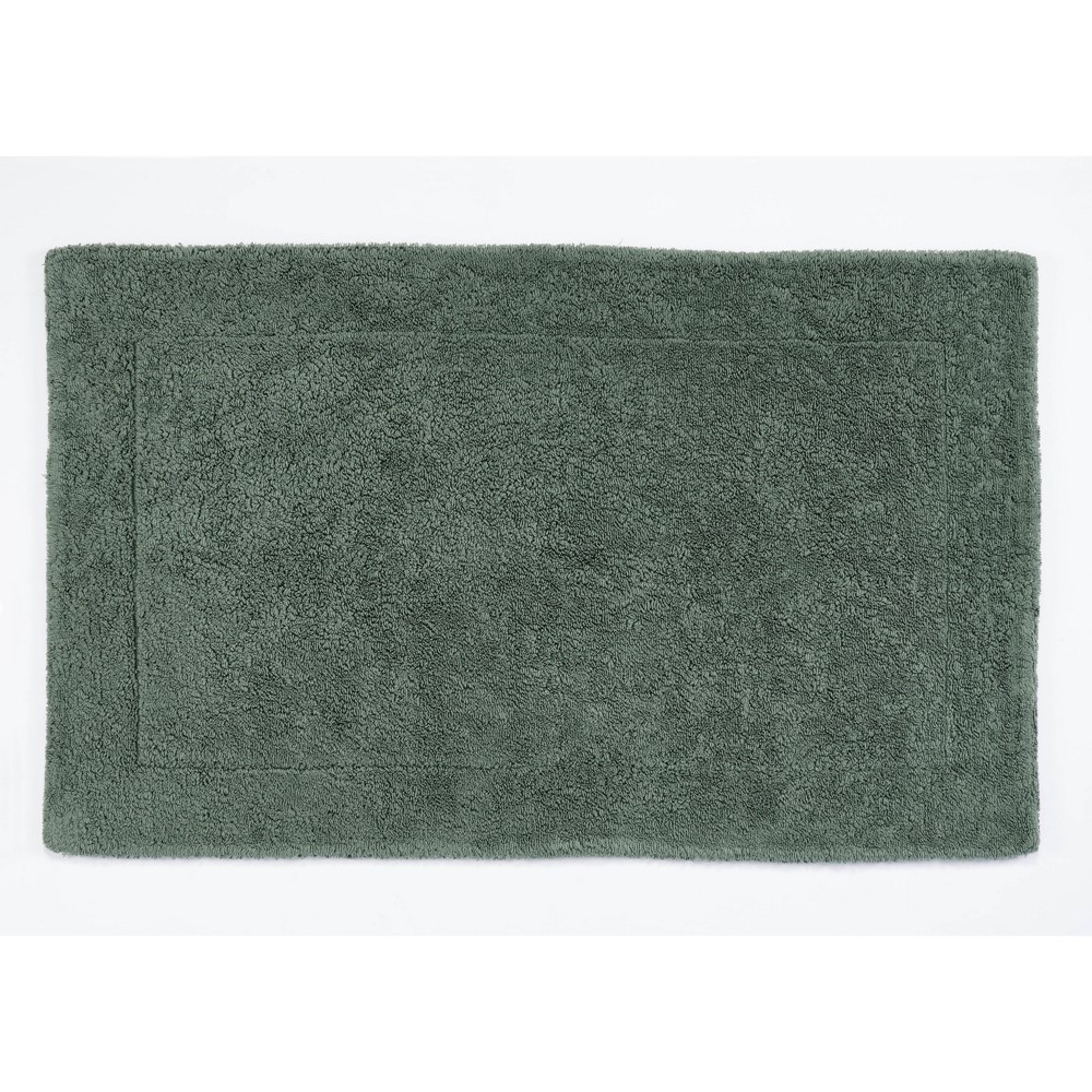 Double Bath Mat 280 by Designer Abyss & Habidecor in Evergreen